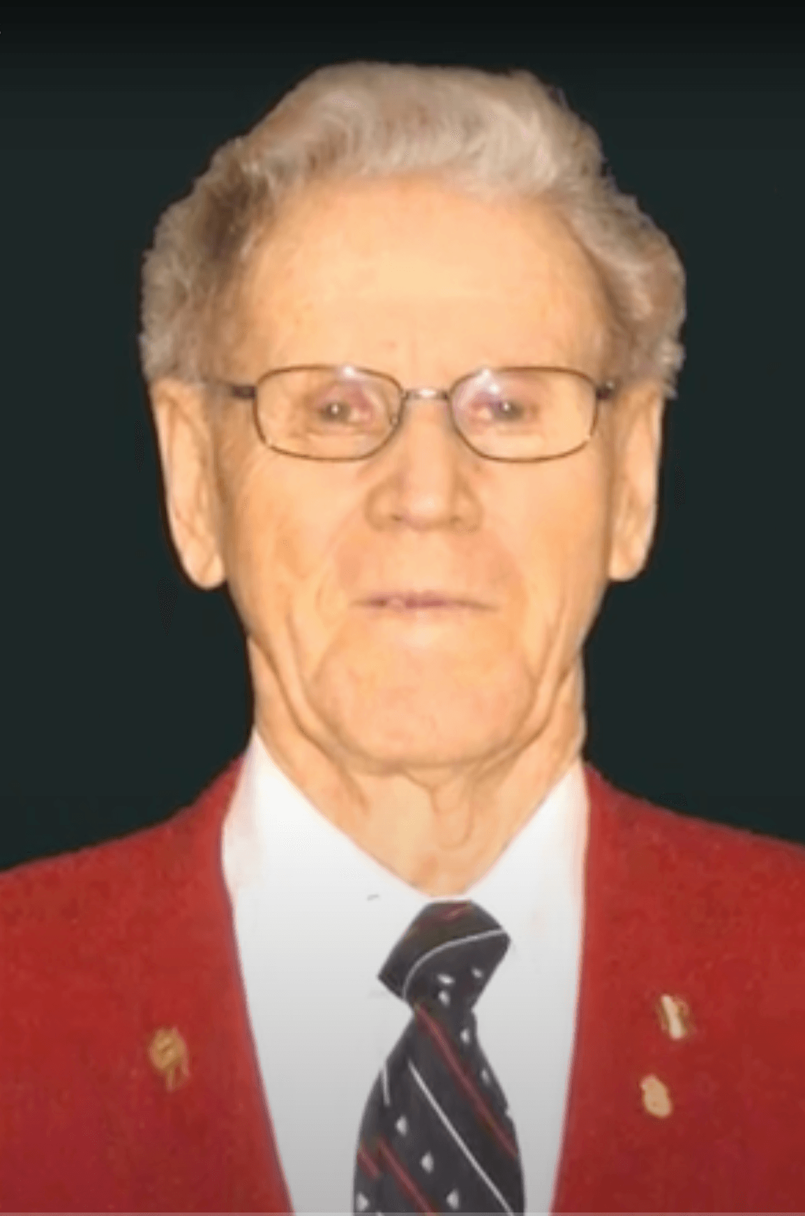 Portrait of Hall of Fame inductee Edward "Ted" Thomas